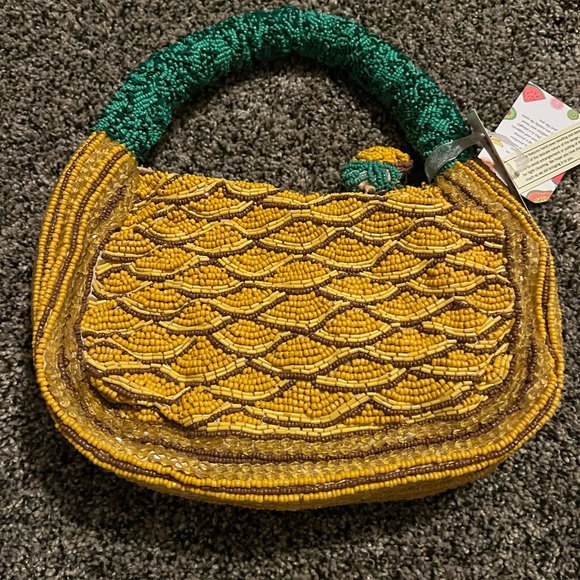 Handbags - Pineapple beaded bag